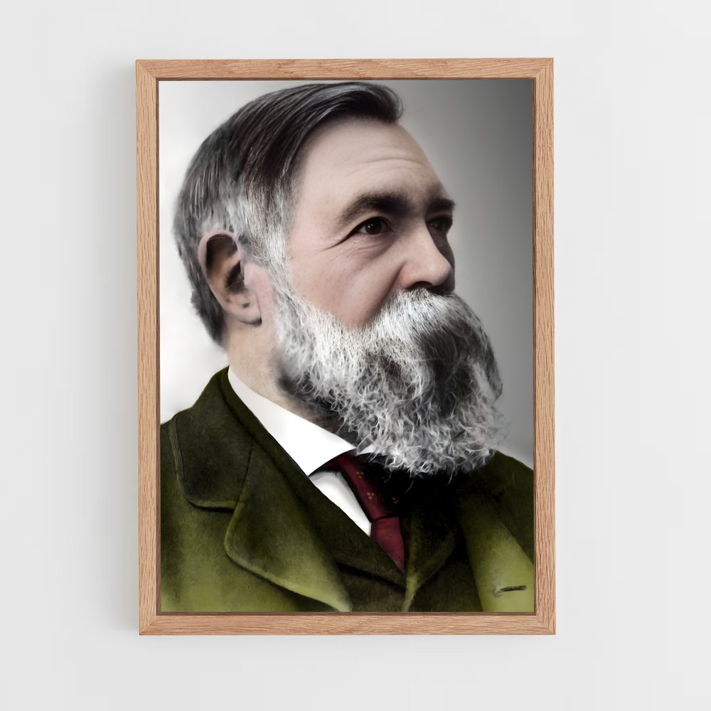 ap-friedrich engels-4 cadre Bois clair