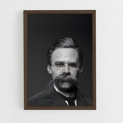 ap-friedrich nietzsche-3 cadre Bois foncé
