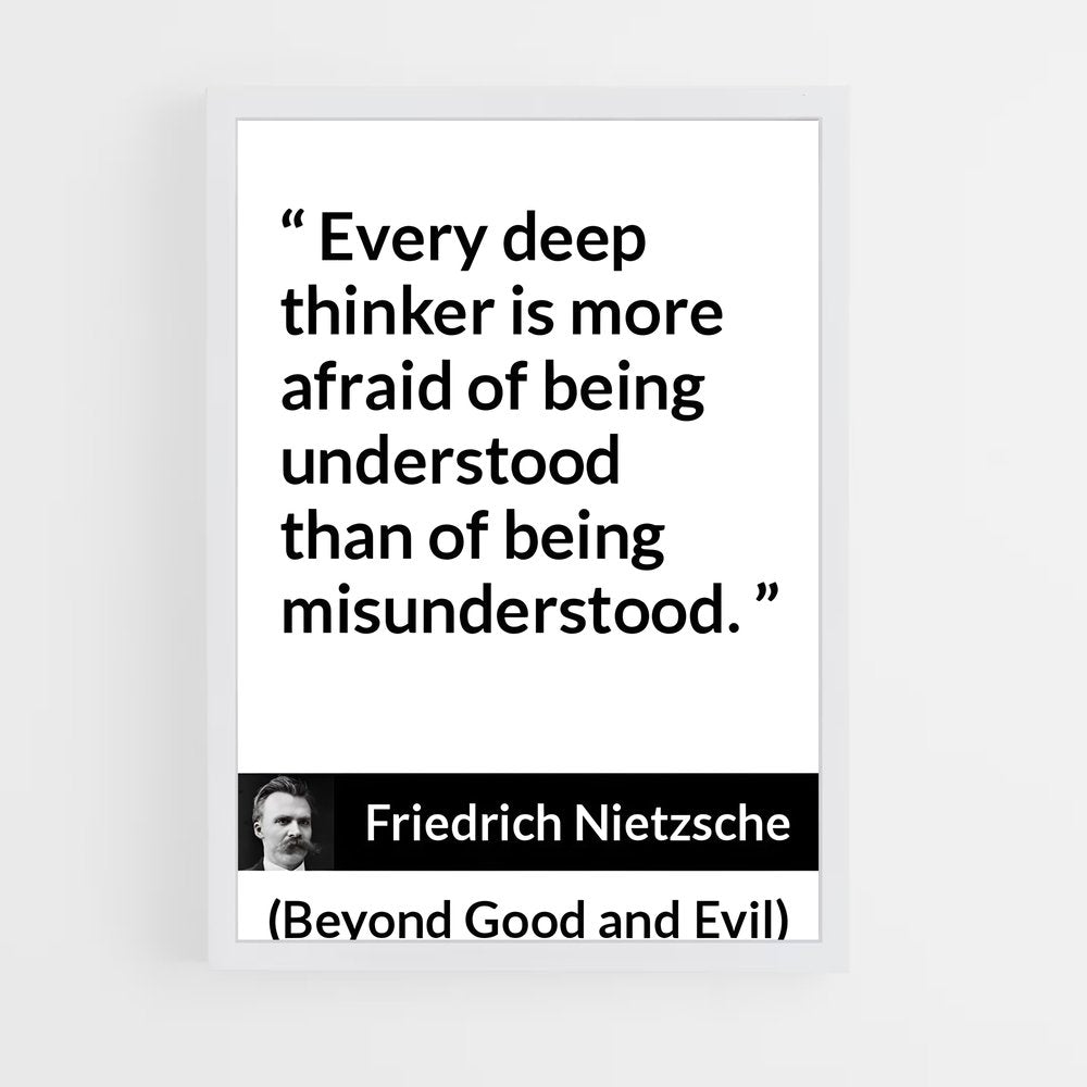 ap-friedrich nietzsche-4 cadre Blanc