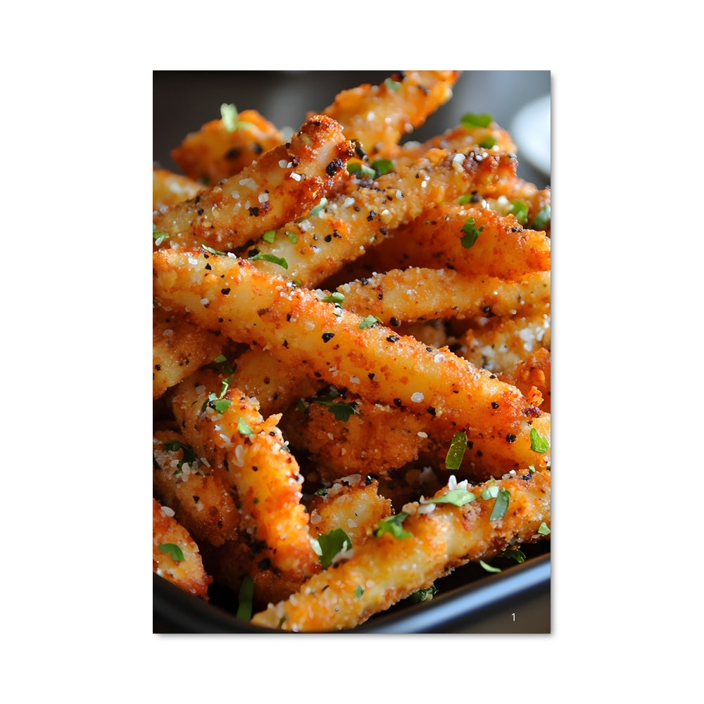 Poster Crevettes Frites Deluxe