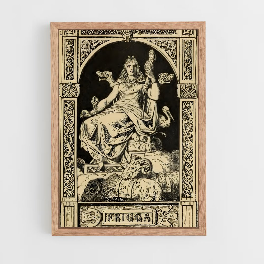 ap-frigg-3 cadre Bois clair