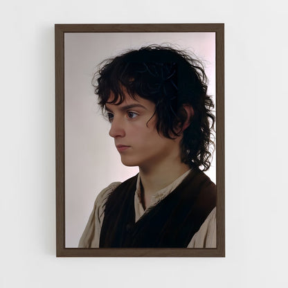 ap-frodo baggins-3 cadre Bois foncé