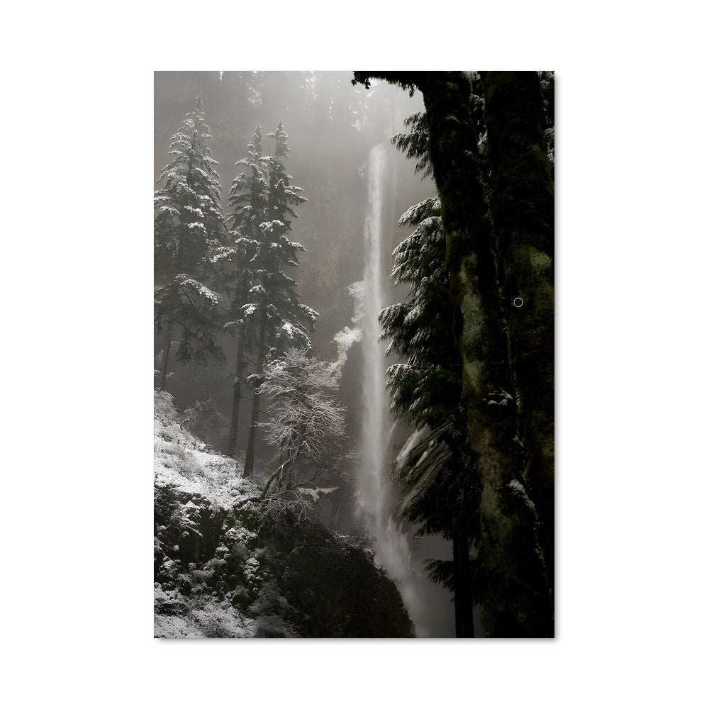 Poster Frozen waterfall 96908