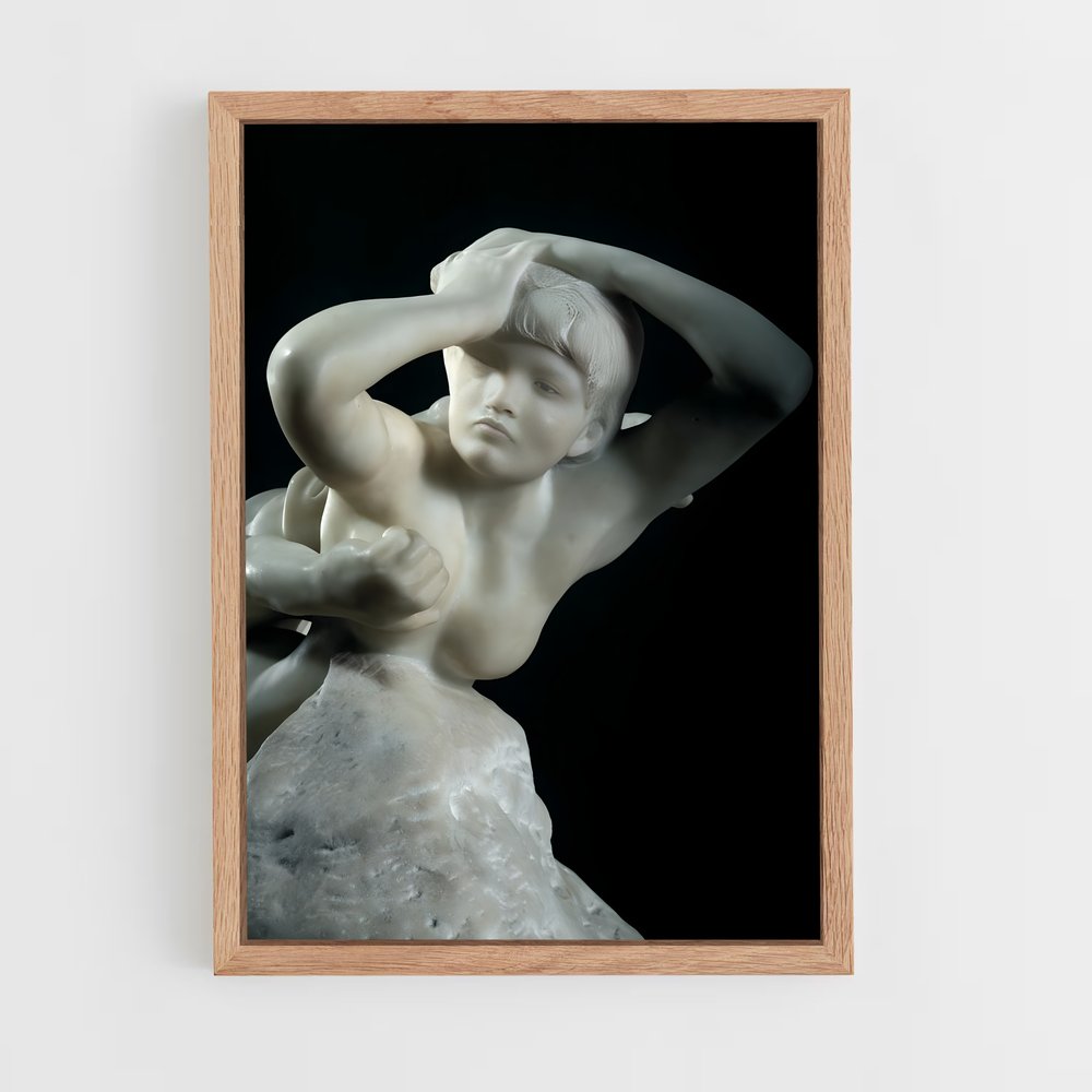 ap-fugit amor rodin-1 cadre Bois clair