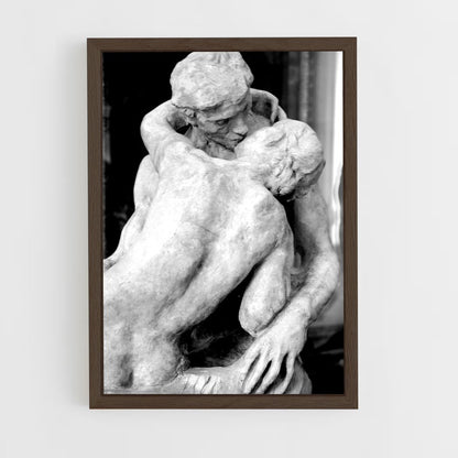 ap-fugit amor rodin-3 cadre Bois foncé