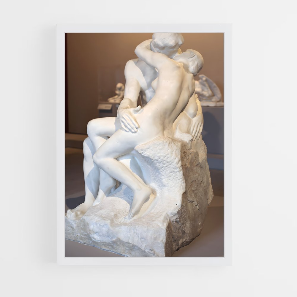 ap-fugit amor rodin-4 cadre Blanc