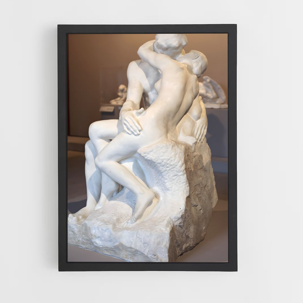 ap-fugit amor rodin-4 cadre Noir