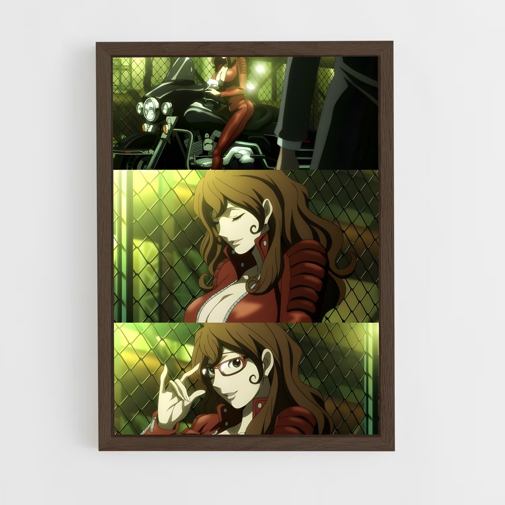 ap-fujiko mine-1 cadre Bois foncé