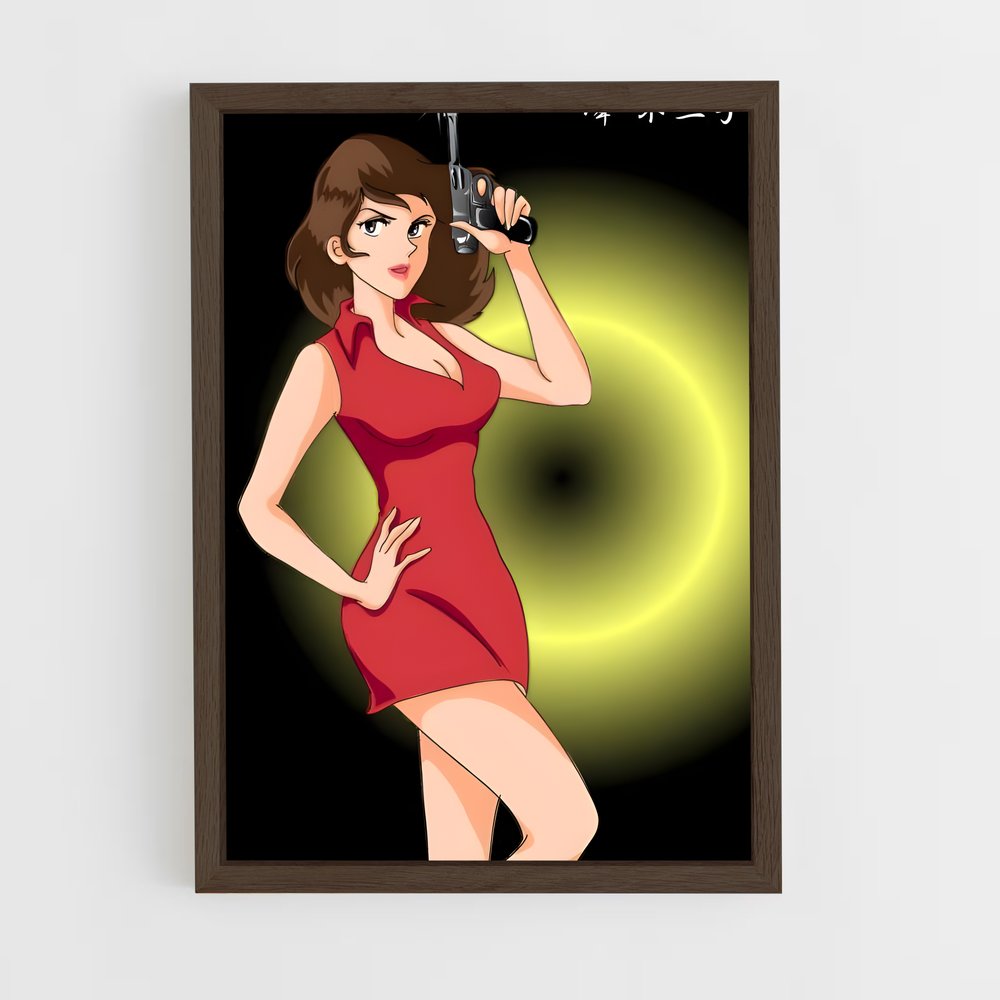 ap-fujiko mine-2 cadre Bois foncé
