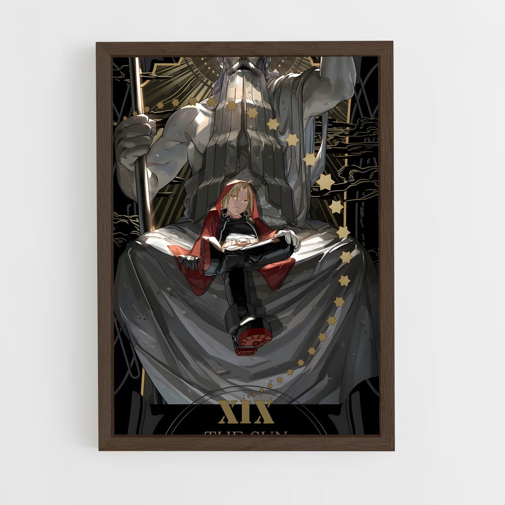 ap-fullmetal alchemist-5 cadre Bois foncé