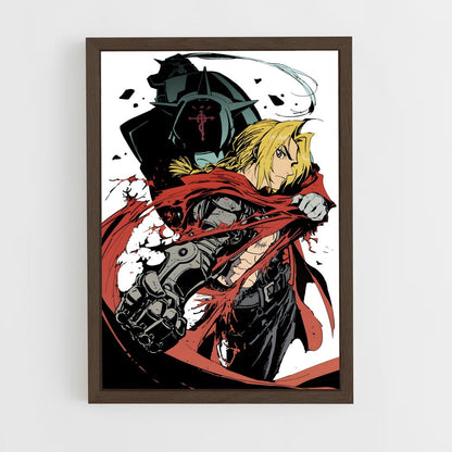 ap-fullmetal alchemist-6 cadre Bois foncé