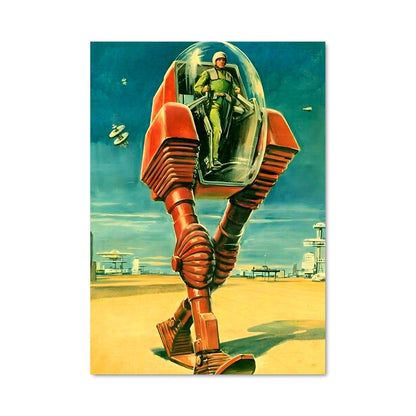 Poster Robot sur la Plage
