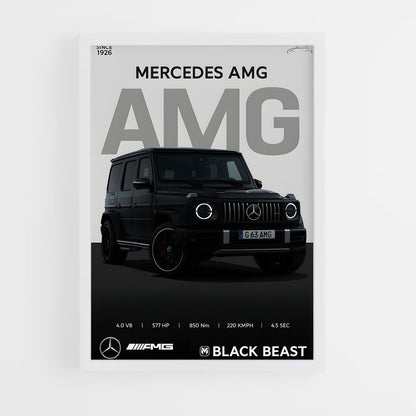 ap-g63 amg-5 cadre Blanc