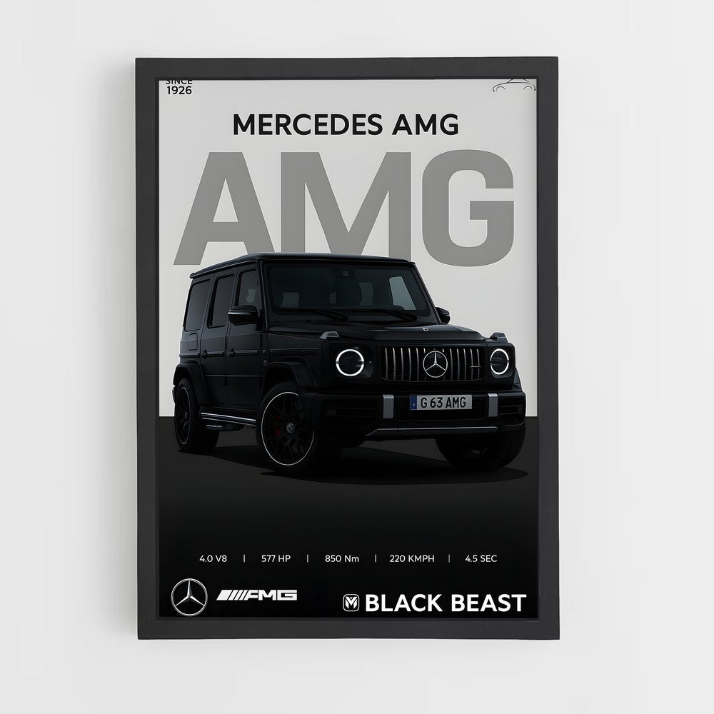 ap-g63 amg-5 cadre Noir