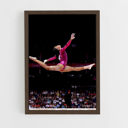 ap-gabby douglas-1 cadre Bois foncé