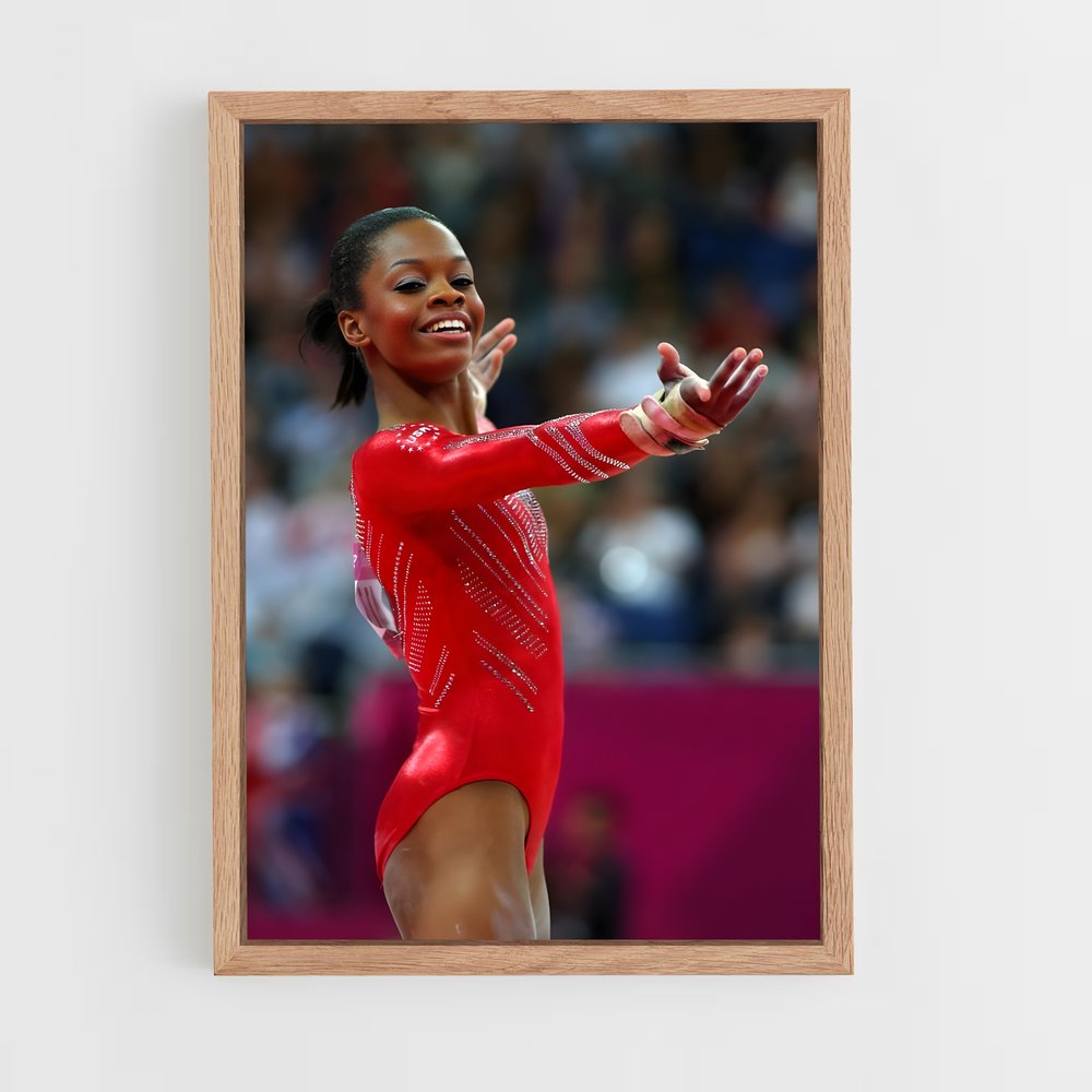 ap-gabby douglas-8 cadre Bois clair