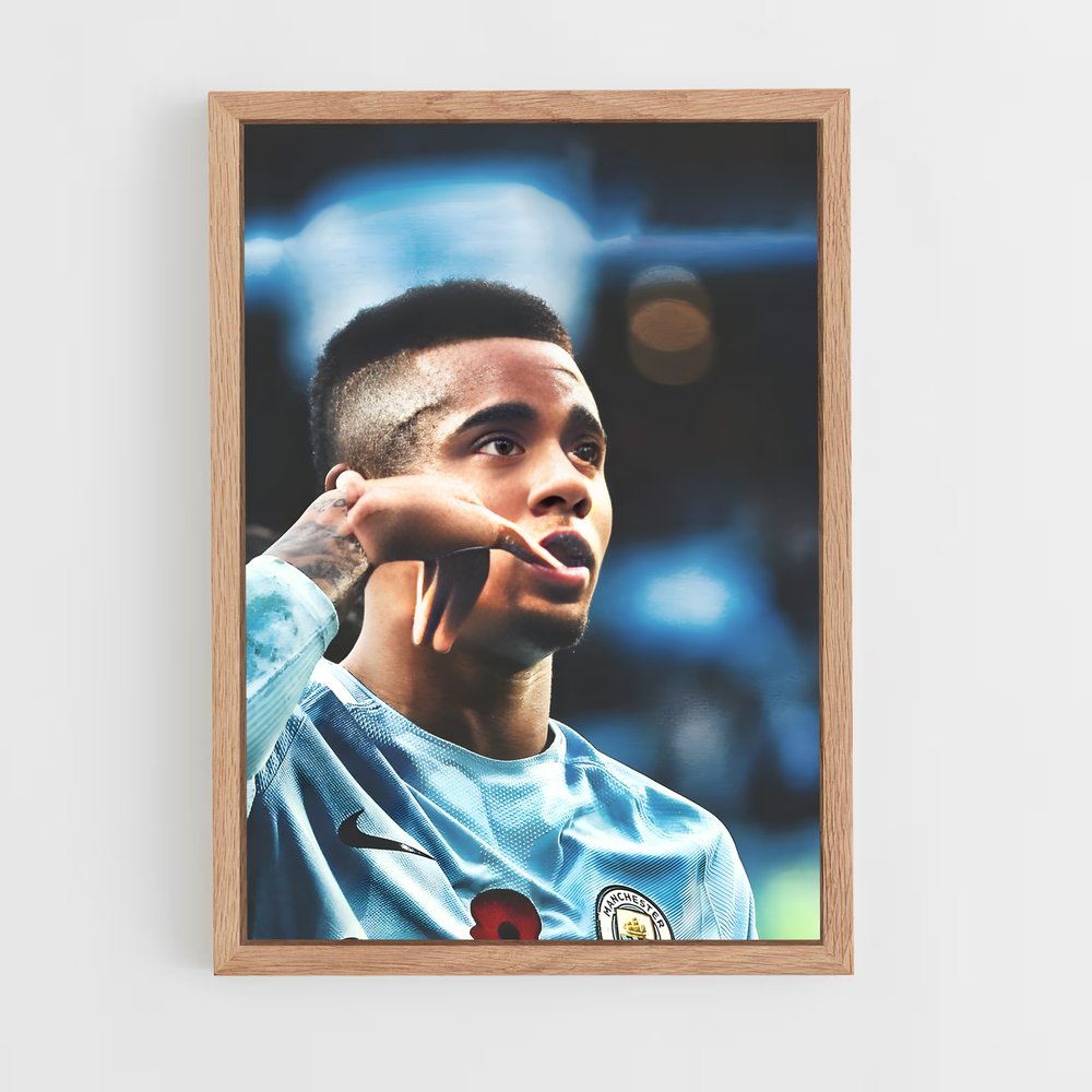 ap-gabriel jesus-3 cadre Bois clair