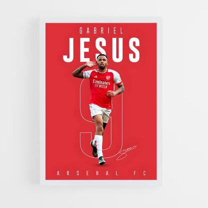 ap-gabriel jesus-5 cadre Blanc