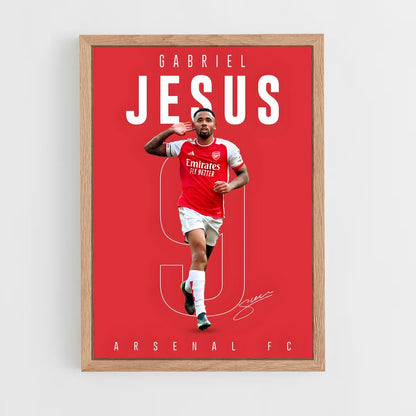 ap-gabriel jesus-5 cadre Bois clair