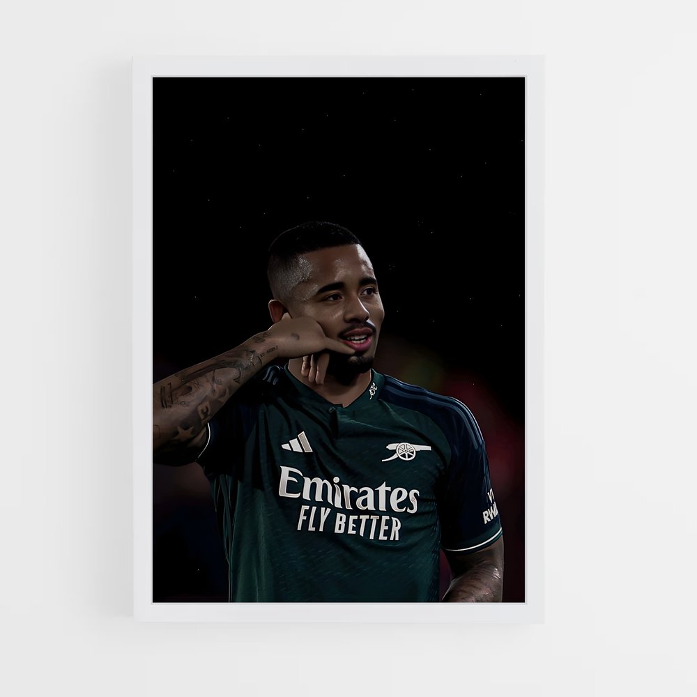 ap-gabriel jesus-7 cadre Blanc