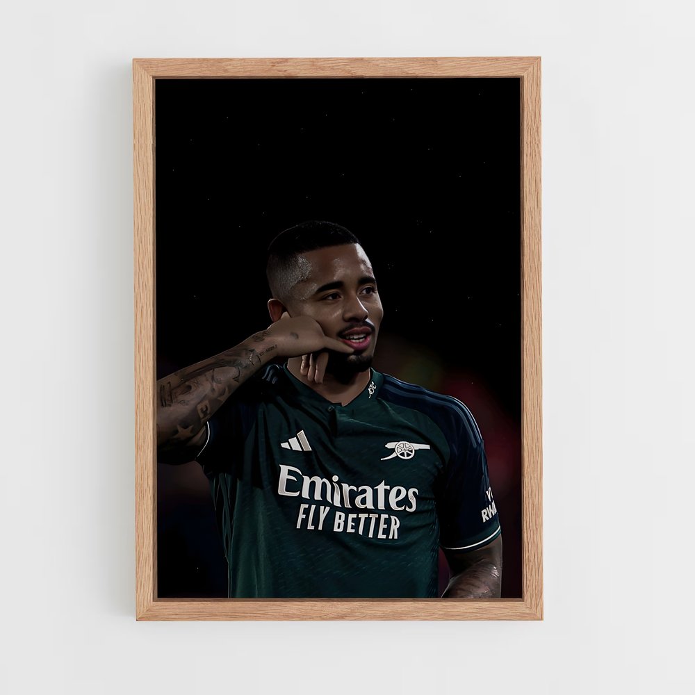 ap-gabriel jesus-7 cadre Bois clair