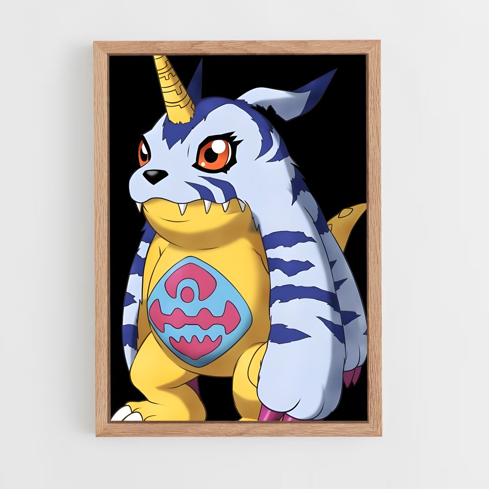 ap-gabumon-2 cadre Bois clair