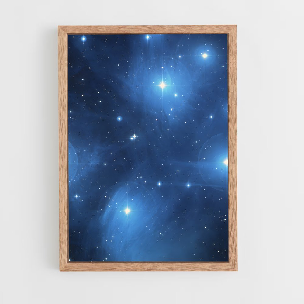 ap-galaxy cluster-6 cadre Bois clair