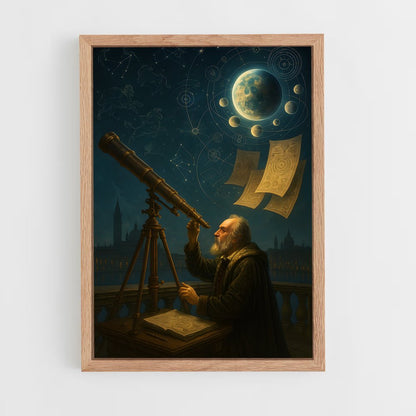 ap-galileo galilei-3 cadre Bois clair