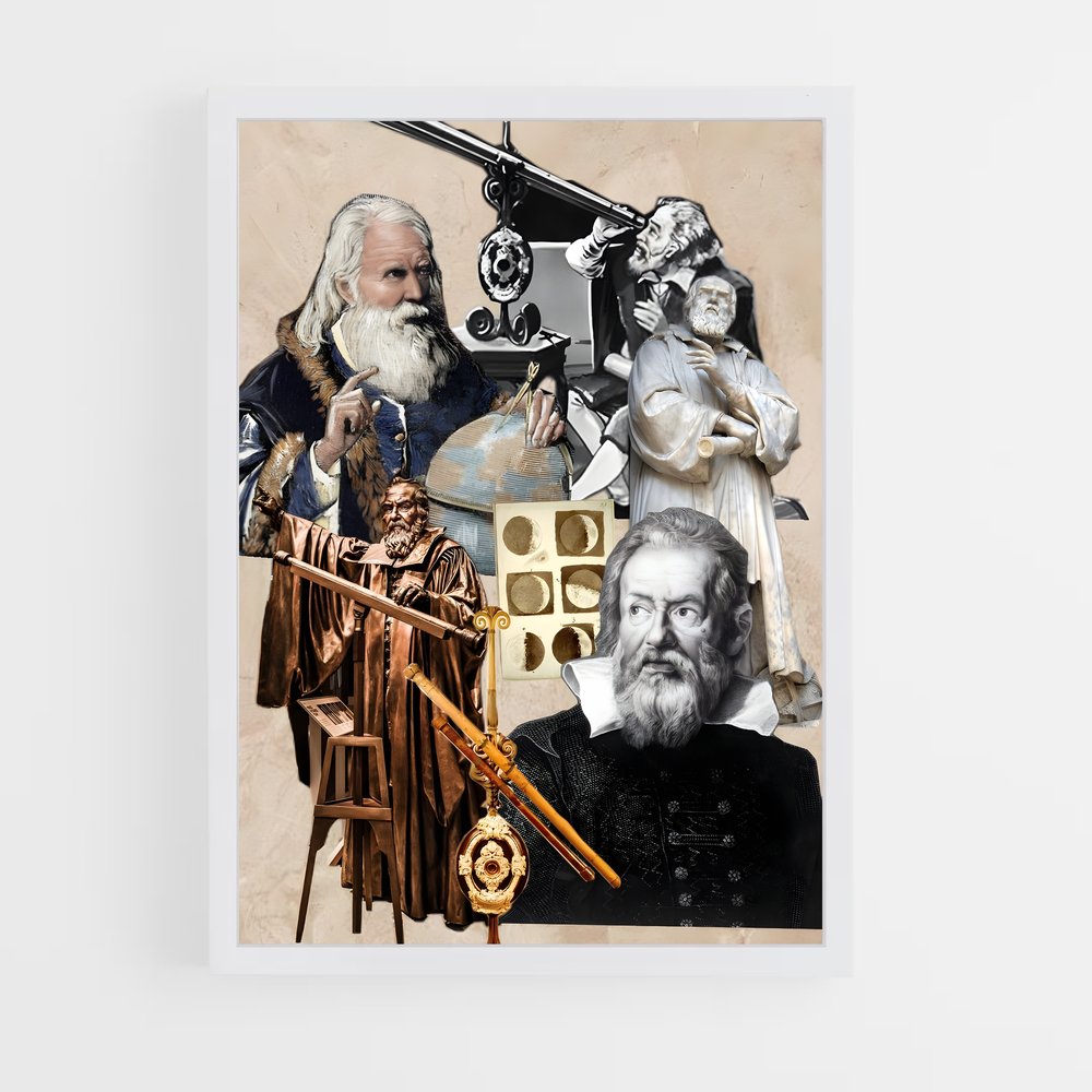 ap-galileo galilei-5 cadre Blanc