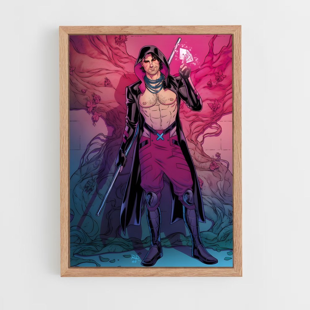 ap-gambit x-men-1 cadre Bois clair