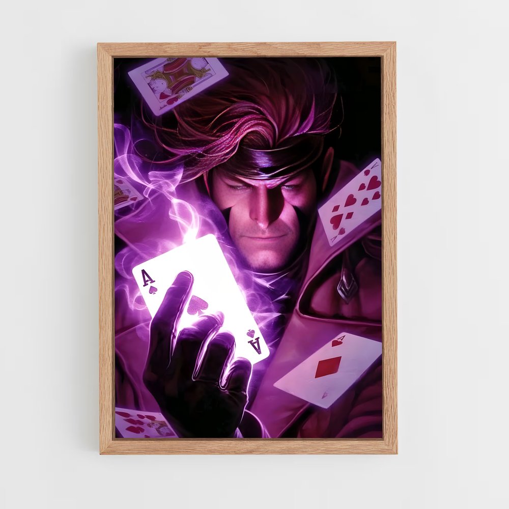 ap-gambit x-men-3 cadre Bois clair