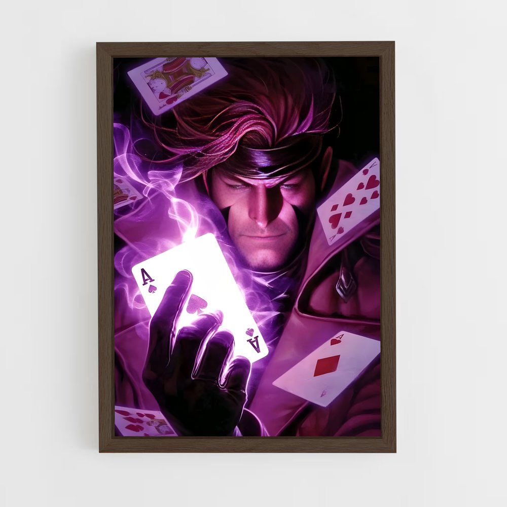 ap-gambit x-men-3 cadre Bois foncé