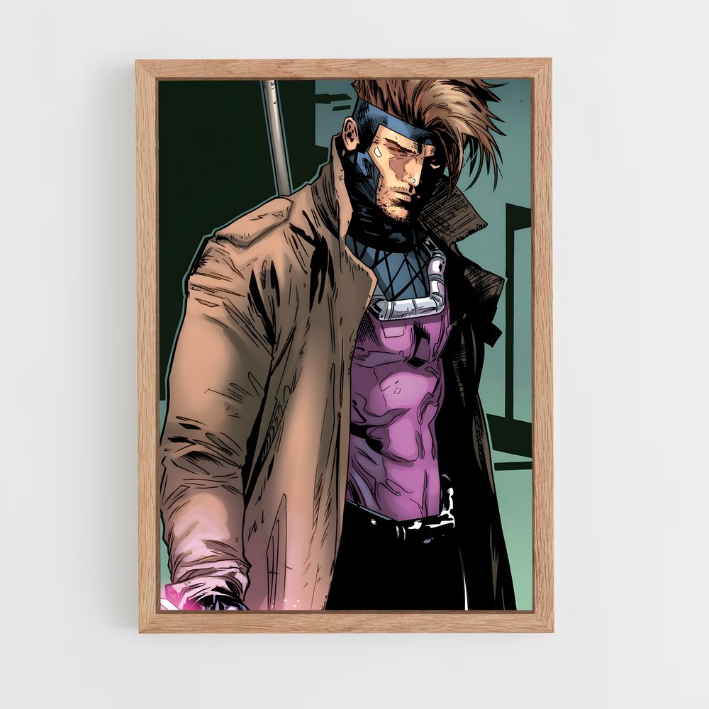 ap-gambit x-men-4 cadre Bois clair