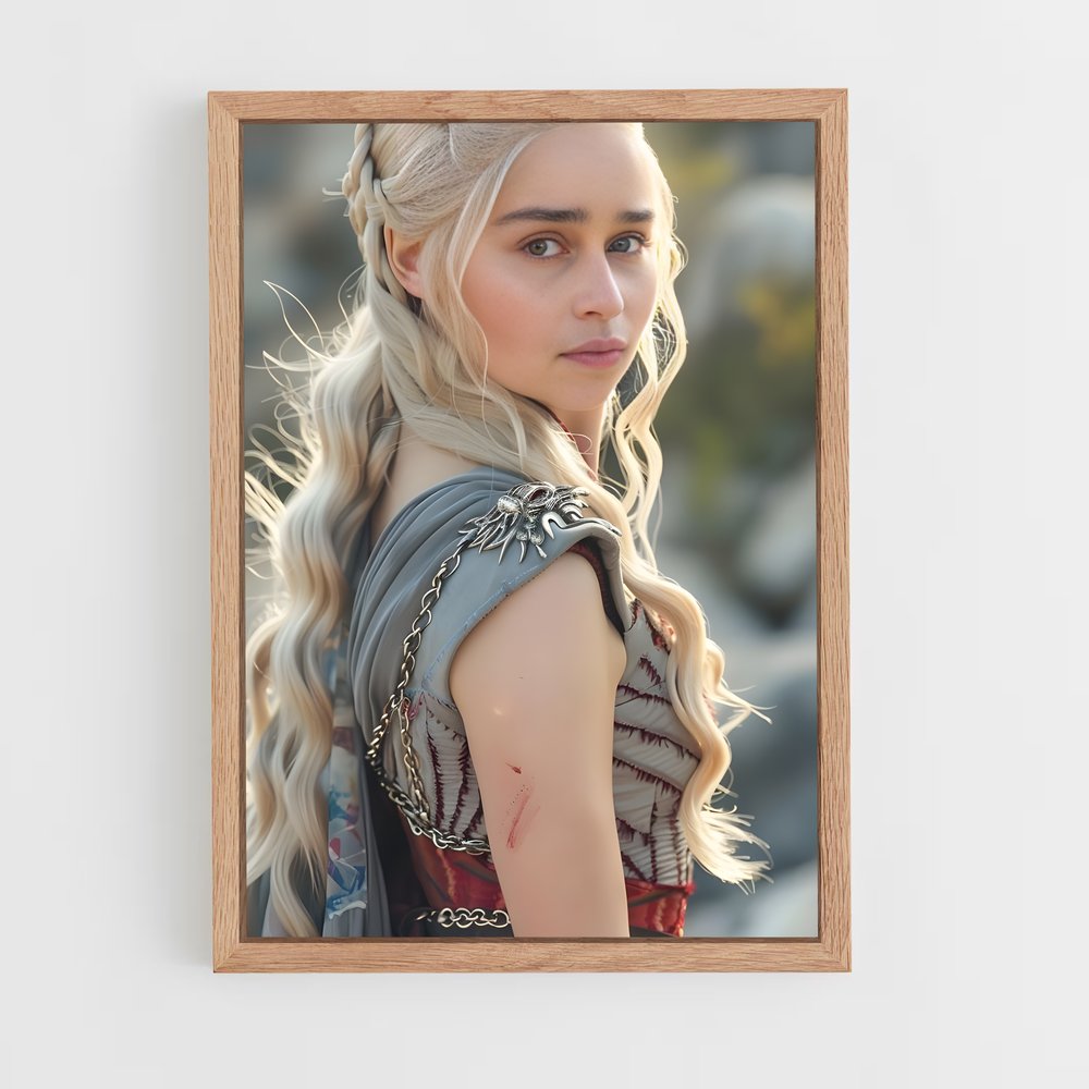 ap-game of thrones-12 cadre Bois clair