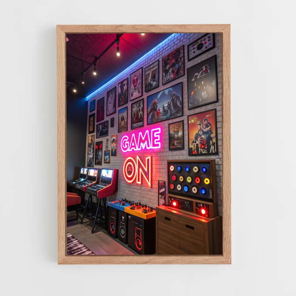 ap-game room-7 cadre Bois clair