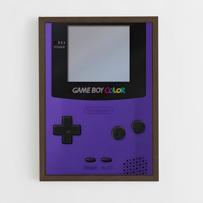 ap-gameboy color-2 cadre Bois foncé