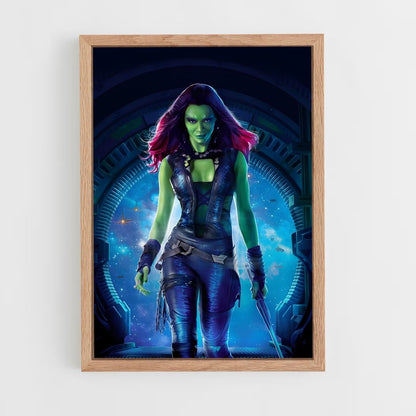 ap-gamora guardians-8 cadre Bois clair