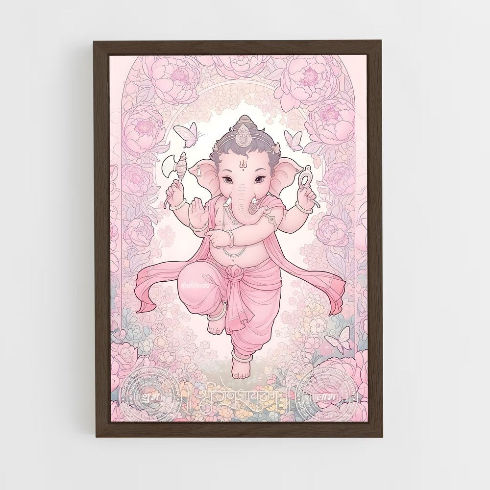 ap-ganesh-12 cadre Bois foncé