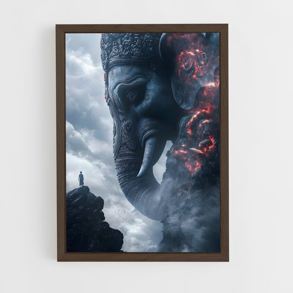 ap-ganesh-15 cadre Bois foncé