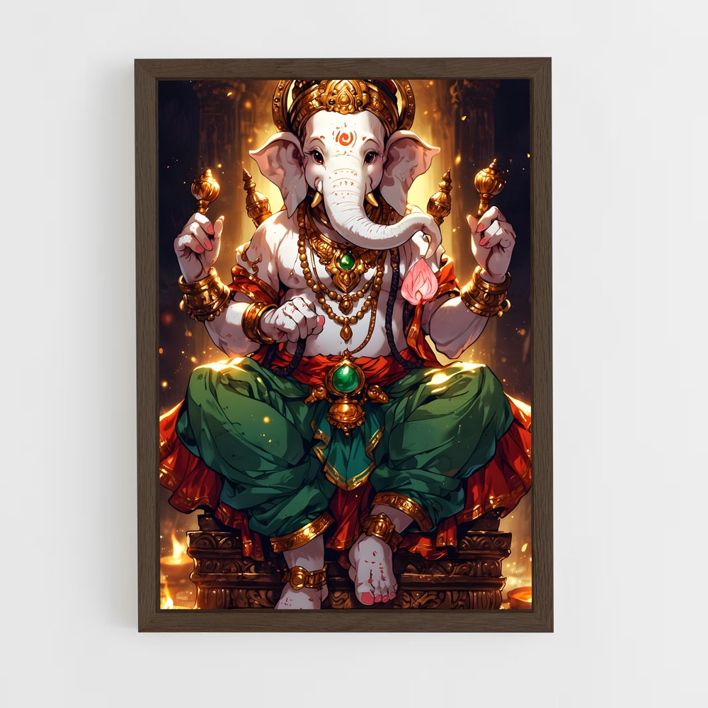 ap-ganesh-16 cadre Bois foncé