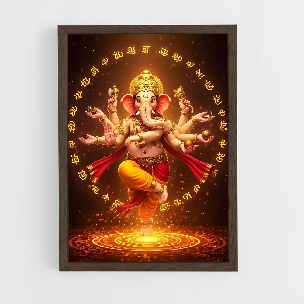 ap-ganesh-7 cadre Bois foncé