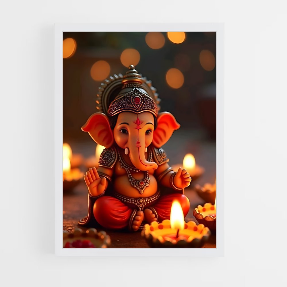 ap-ganesh-8 cadre Blanc