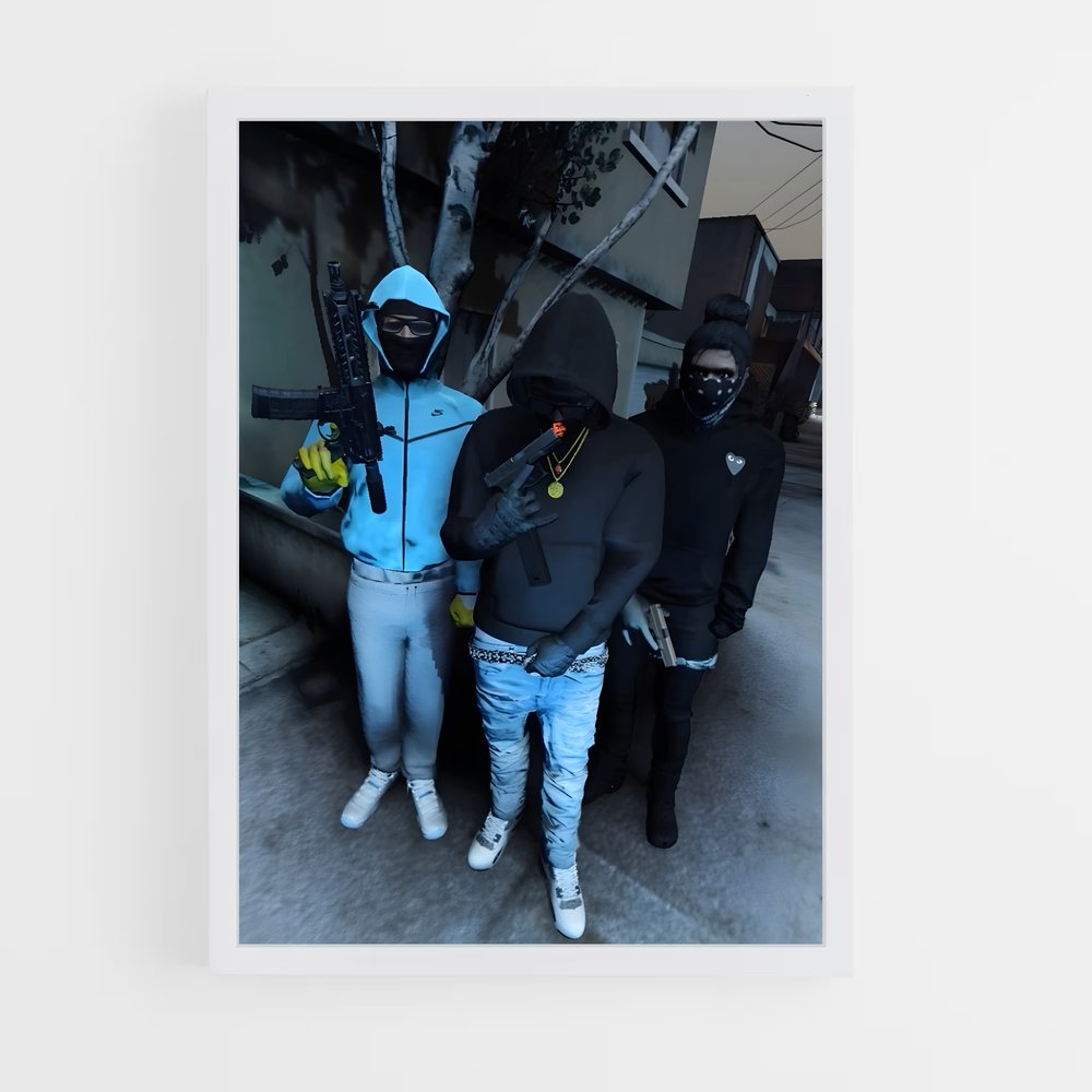ap-gangs-4 cadre Blanc