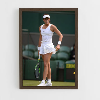 ap-garbine muguruza-4 cadre Bois foncé