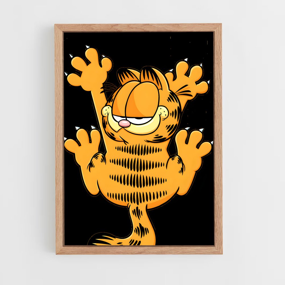 ap-garfield-2 cadre Bois clair