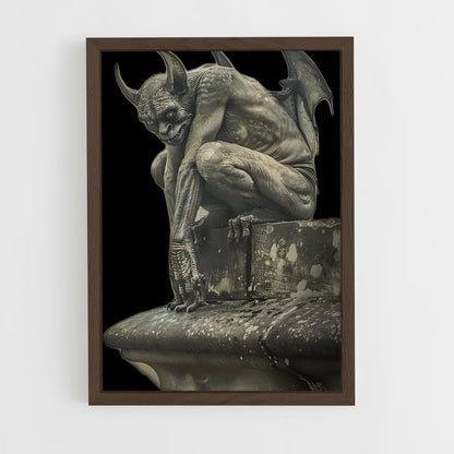 ap-gargoyles-5 cadre Bois foncé