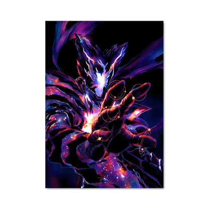 Poster Garou Noir et Violet