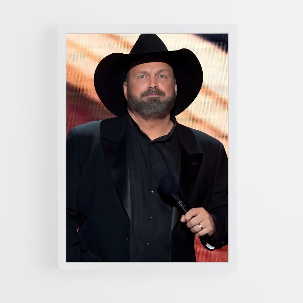 ap-garth brooks-1 cadre Blanc