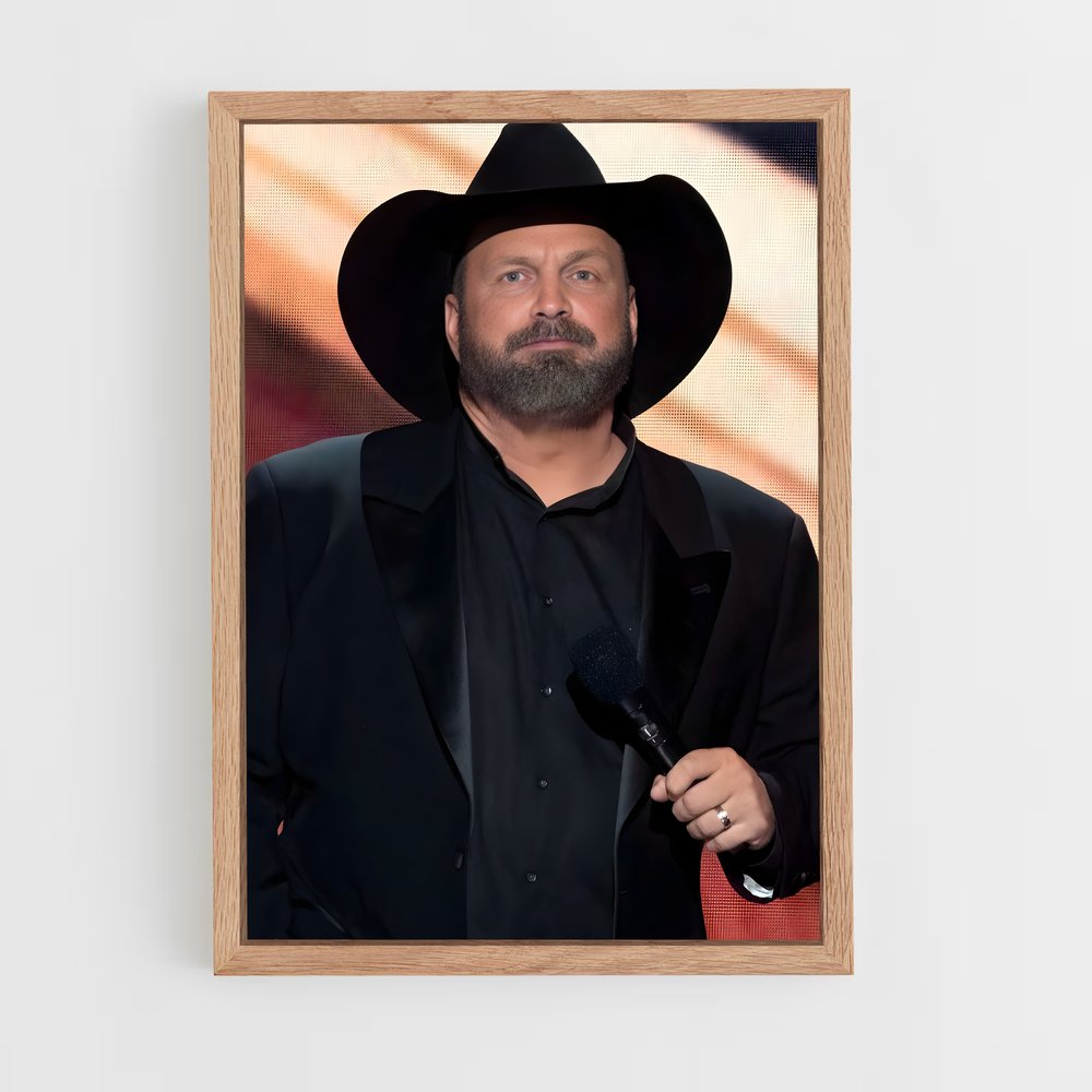 ap-garth brooks-1 cadre Bois clair