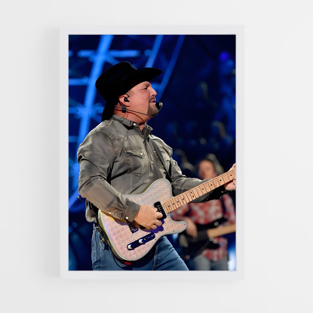 ap-garth brooks-2 cadre Blanc